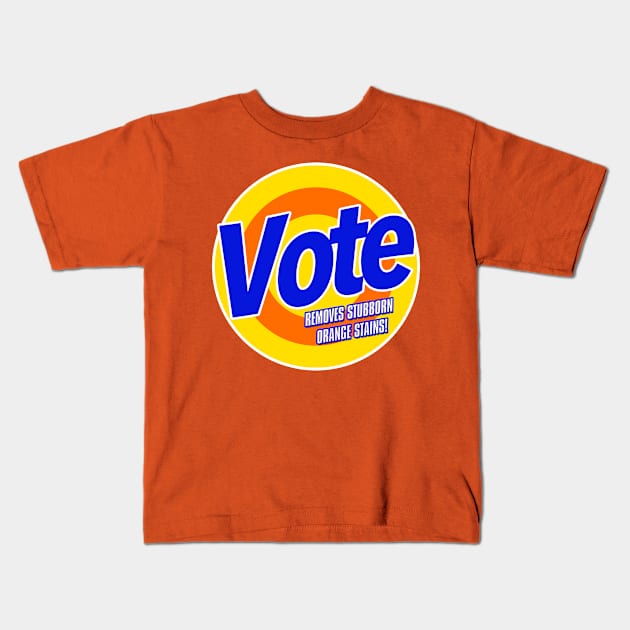 VOTE - Removes stubborn Orange Stains Kids T-Shirt by Tainted